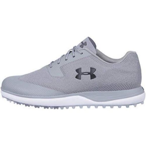 Under Armour Men\'s UA Tour Tips Knit SL Gray Golf Shoes 3020991-100 Size 8 main image 7